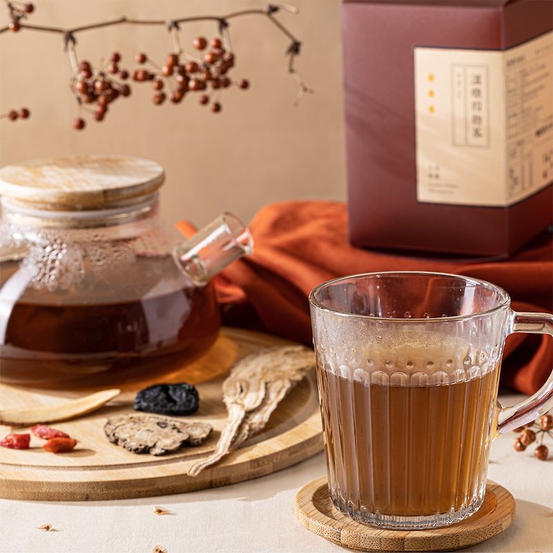 台湾茶 ティーバッグ  | 少女 (10個入) / 熟地黄、当帰、川芎、白芍 - お茶 - 紙 ブラウン