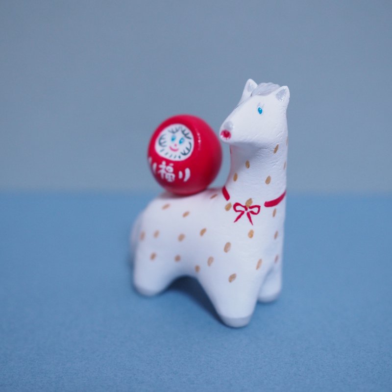 2026 — Year of the Horse - 公仔/玩偶 - 黏土 白色