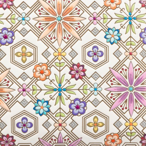 浅草文庫】二つ折りファスナー財布 花菱 - ショップ FUN! JAPAN 財布