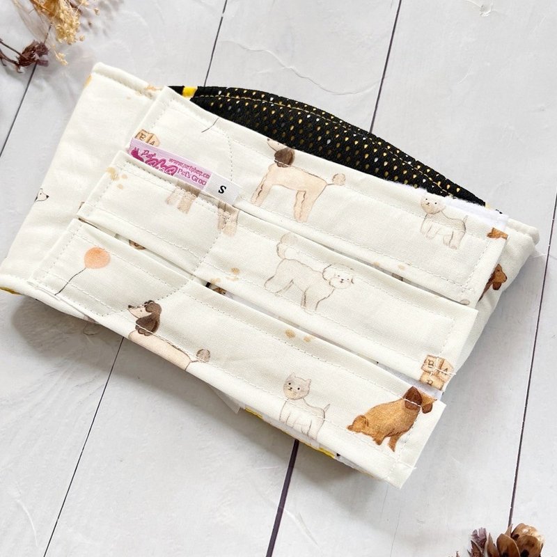 Cute dog non-slip polite belt S size - ชุดสัตว์เลี้ยง - ผ้าฝ้าย/ผ้าลินิน หลากหลายสี