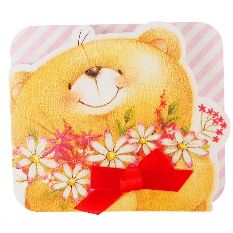 あなたのためにたくさんの花を用意してください[Hallmark-ForeverFriends-3次元カードの甘い言葉] - カード・はがき - 紙 多色