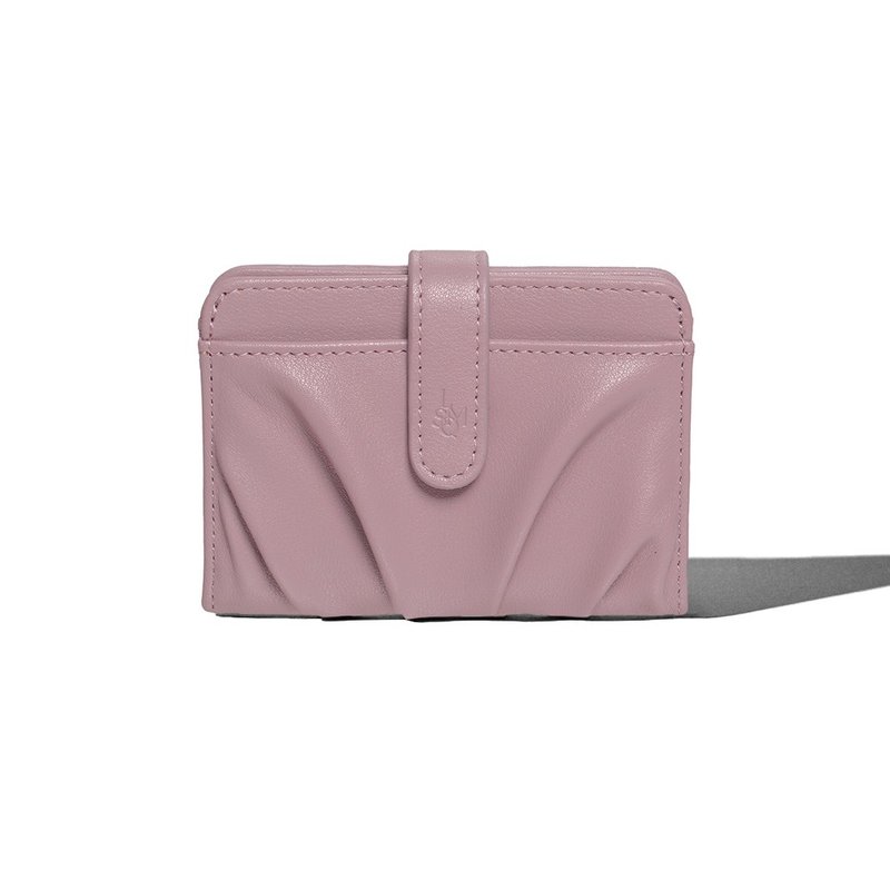 DOUGH Compact Bill & Card Wallets dusty purple - 錢包/皮夾/長短夾 - 真皮 紫色