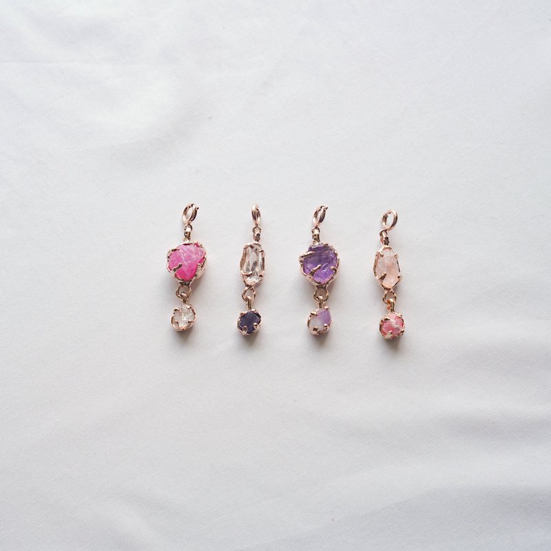 Hues Day Charm (เฉพาะ Charm) - Necklaces - Semi-Precious Stones 