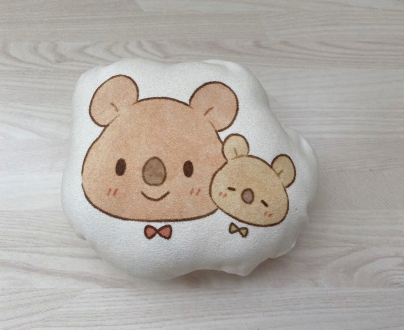 Kuu-chan and Chibi mini cushion - ตุ๊กตา - วัสดุอื่นๆ 