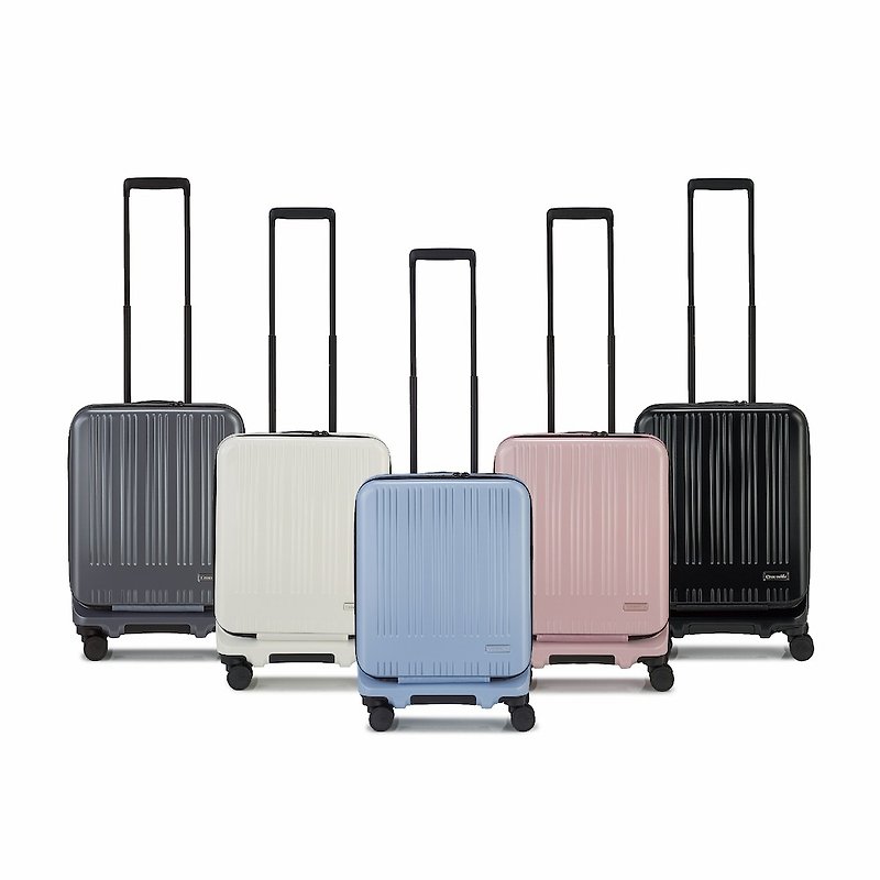 [Cool Dream-Suitcase Recommendation] 19-inch front-opening carry-on suitcase for traveling abroad during summer vacation - กระเป๋าเดินทาง/ผ้าคลุม - พลาสติก หลากหลายสี