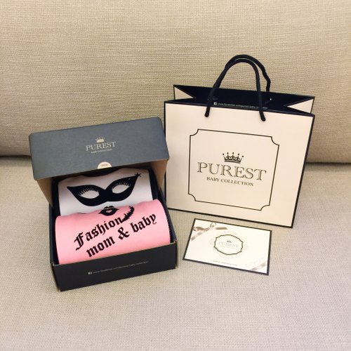 PUREST baby collection PUREST 衣漾兜摩登/禮盒組/寶寶新生彌月/生日/送禮首選
