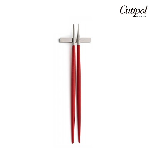 Cutipol 葡萄牙Cutipol GOA系列紅柄22.3cm筷組
