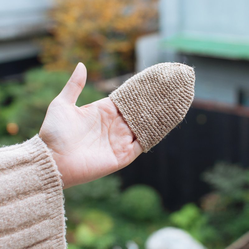 Pure nature alo finger mitt - ผ้าขนหนู - ผ้าฝ้าย/ผ้าลินิน สีกากี