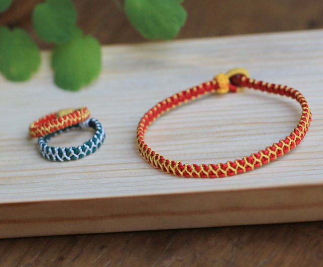 Hemp Kumihimo Bracelet Tutorial