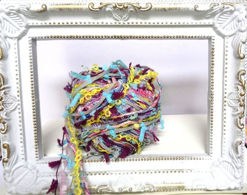 日本紗線 - 編織/刺繡/羊毛氈/縫紉 - 聚酯纖維 紫色