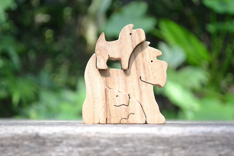 little schnauzer. handmade woodwork - Items for Display - Wood 