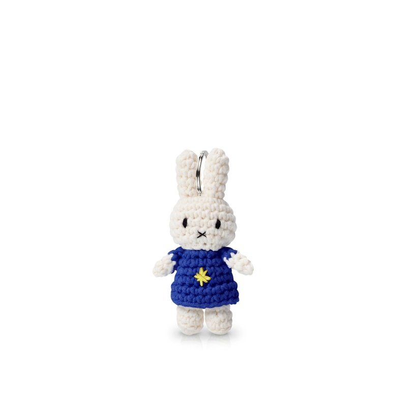 Just Dutch | Miffy 手工編織 梵谷 星空 鑰匙圈 吊飾 - 鑰匙圈/鑰匙包 - 棉．麻 藍色