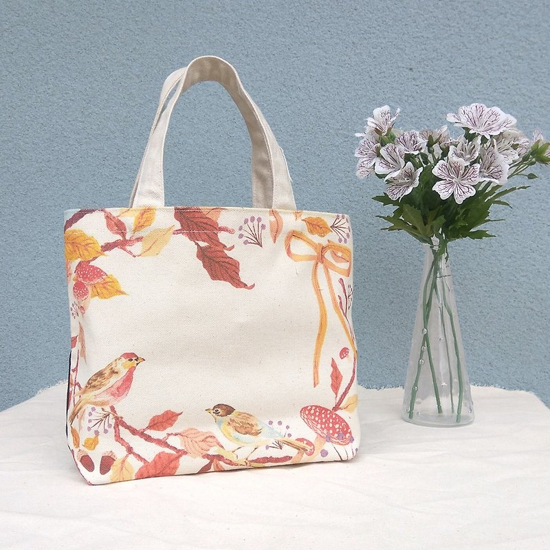 [Free] florid names of customized printed canvas bag Hand-made - Gift Tote - Handbags & Totes - Cotton & Hemp 