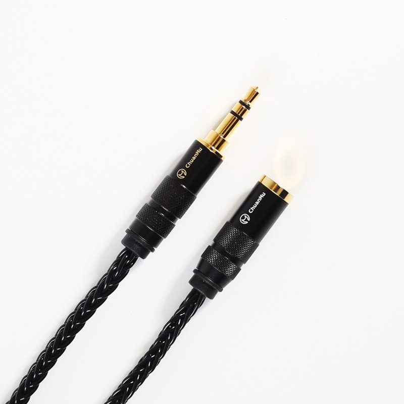 川木W181 發燒單晶銅鍍銀3.5mm 公對母 3.5 電腦音響 aux 延長線 - 科技小物 - 其他材質 