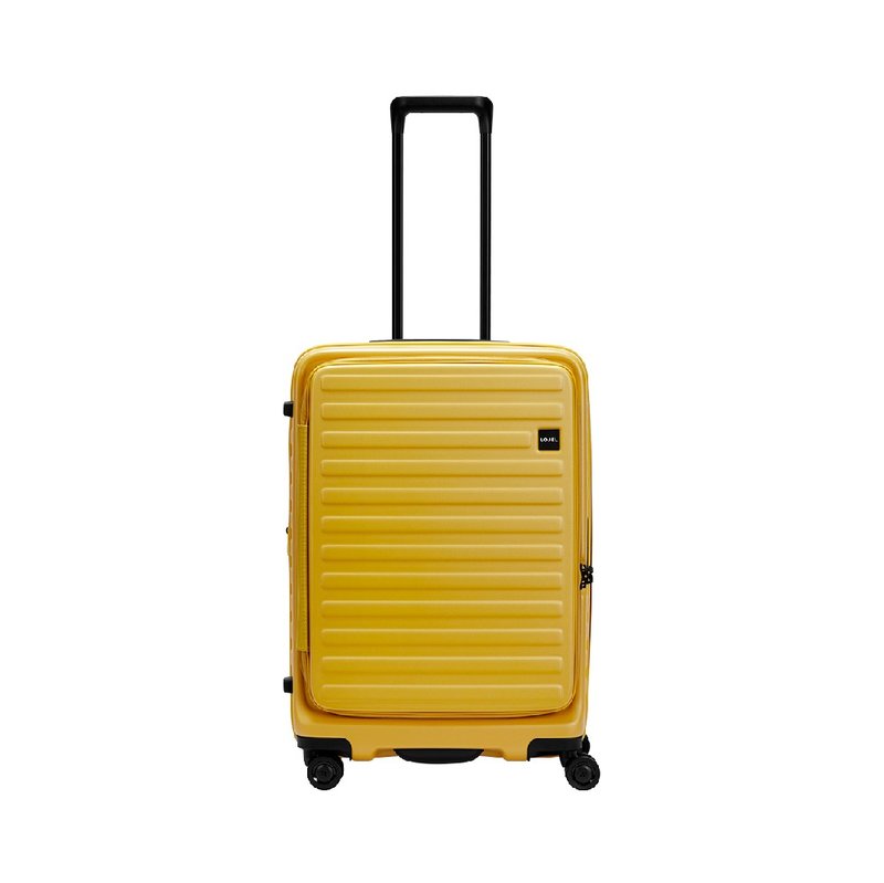 Pre-order - [Upgraded Version] [LOJEL] CUBO 26-inch front-opening expanded anti-theft zipper box mustard yellow - Luggage & Luggage Covers - Plastic Yellow