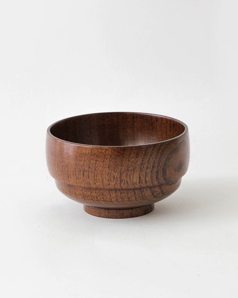 Yamanakanuri Stacking Soup Bowl S (Wooden) (Dishwasher Compatible) (Stacking) - Bowls - Wood Brown