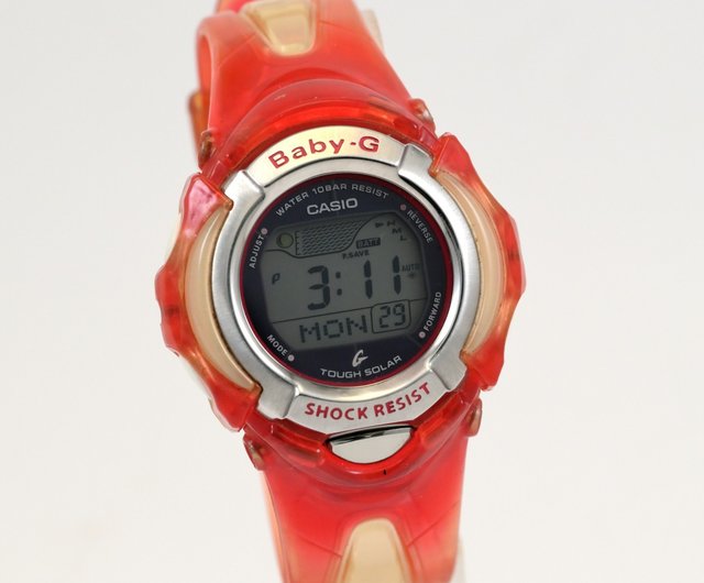 新品　CASIO G-SHOCK Baby-G レッド　ソーラー式 新品 CASIO G-SHOCK Baby-G レッド ソーラー式