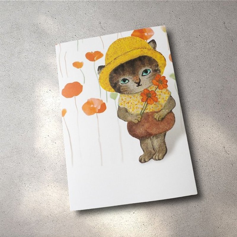 ZINE illustration notebook (messages and memos can be written) - Cards & Postcards - Paper 