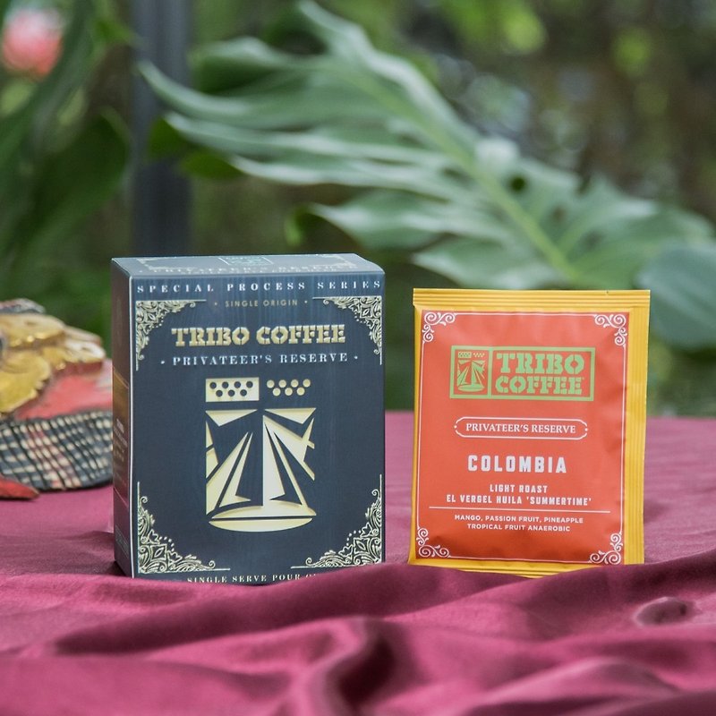 Colombian Summer Time Tropical Fruit Anaerobic Light Roasted Filter Hanging Coffee (5 pieces/10 pieces) - กาแฟ - วัสดุอื่นๆ 