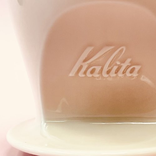 Kalita 【日本】Kalita x Hasami 102系列 波佐見燒陶瓷濾杯 (珊瑚粉)