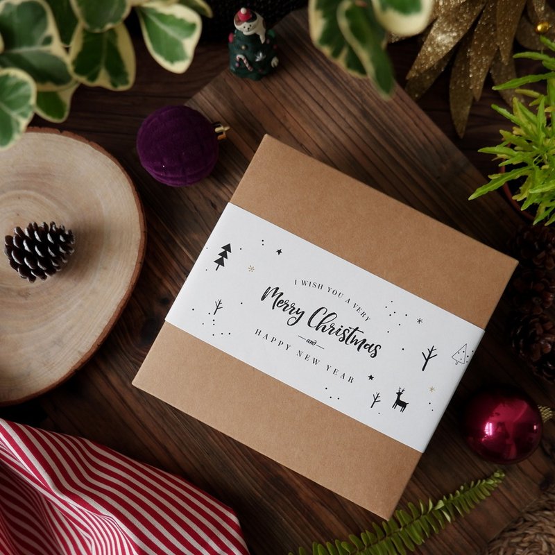 【聖誕禮盒】迷你磅蛋糕禮盒 - 蛋糕/甜點 - 新鮮食材 卡其色