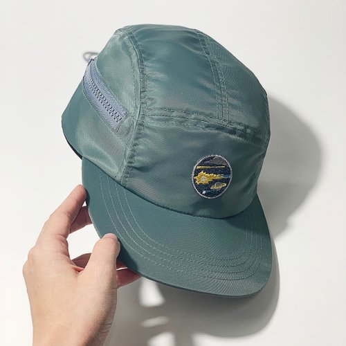 VECTOR Street Camp Cap with Removable Patch/ Side Zip/ Adjustable Size