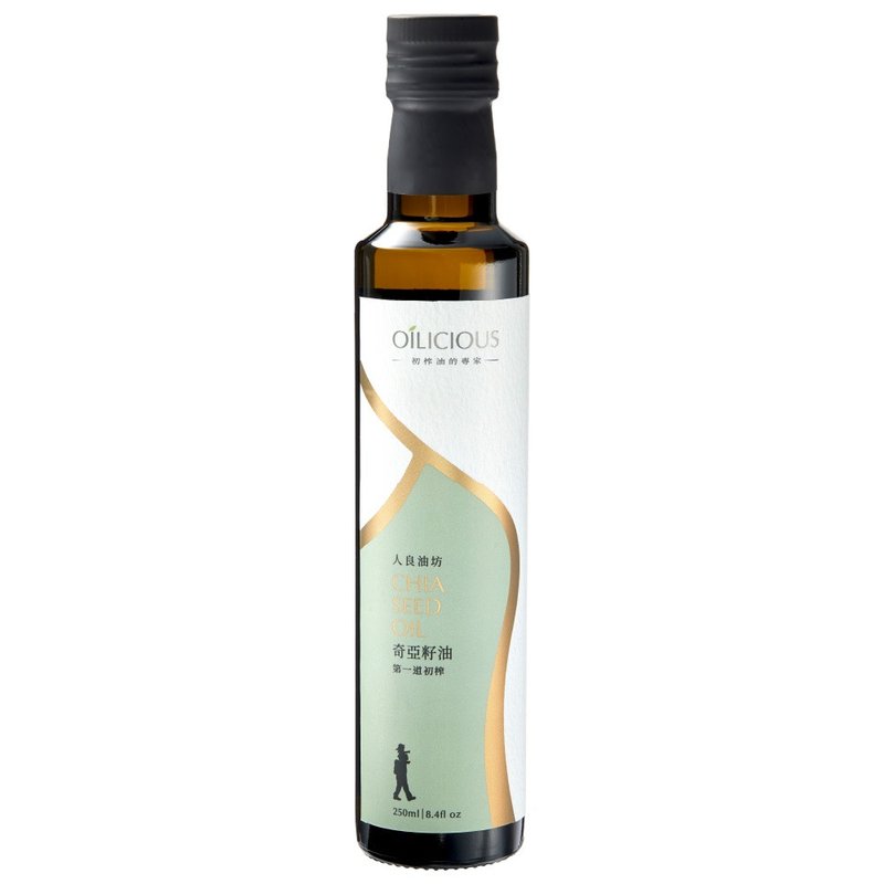 人良油坊 第一道冷壓初榨奇亞籽油250ml 素食者的魚油 omega3補充 - 醬料/調味料 - 新鮮食材 橘色