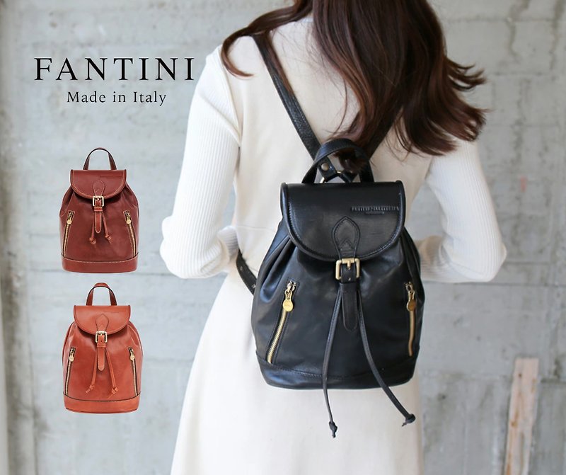 Toscana medium-size backpack artisanal - Backpacks - Genuine Leather 