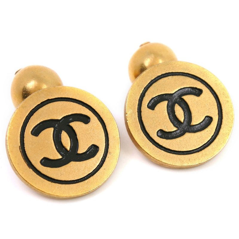 【日本直送】シャネル CHANEL カフス ココマーク 金メッキ 94A メンズ【中古】 - 袖扣 - 其他金屬 金色
