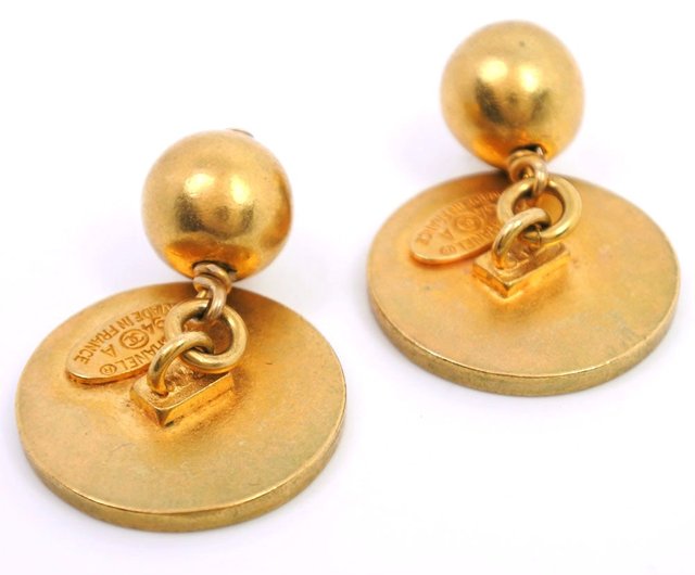 Direct from Japan] Chanel CHANEL Cufflinks Coco Mark Gold