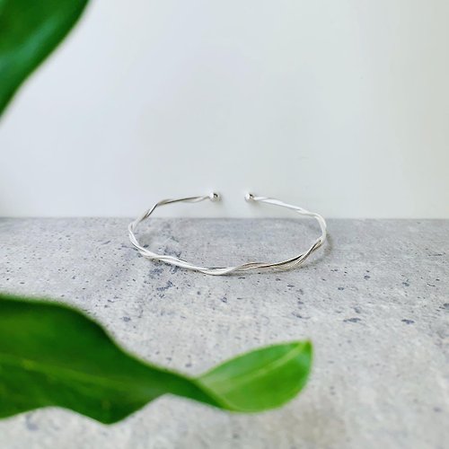 ciao metal design 925純銀 • 植物感 • 活動式手環