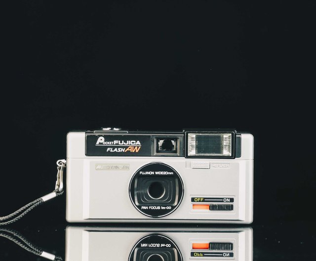 MRS-F02 FujiFilmカメラPocketFUJICA FLASH AW Fujifilm Pocket FUJICA Flash AW Auto Winder Film Camera