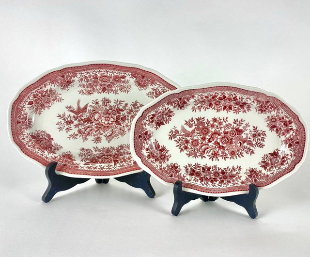 ビレロイとボッホレッドファサンのサービングディッシュ|オーバル