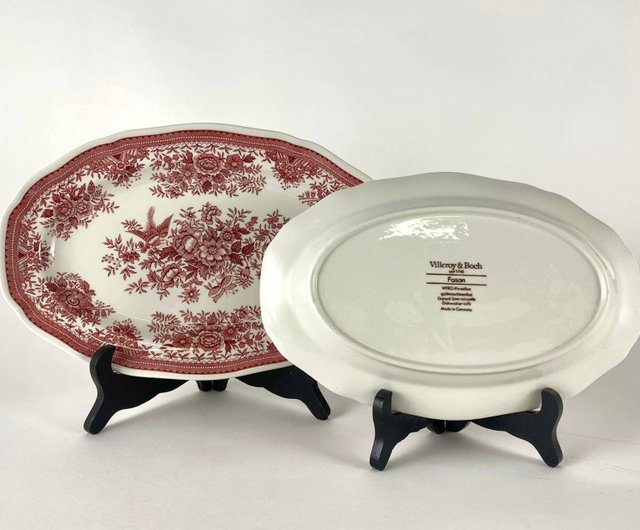 ビレロイとボッホレッドファサンのサービングディッシュ|オーバル