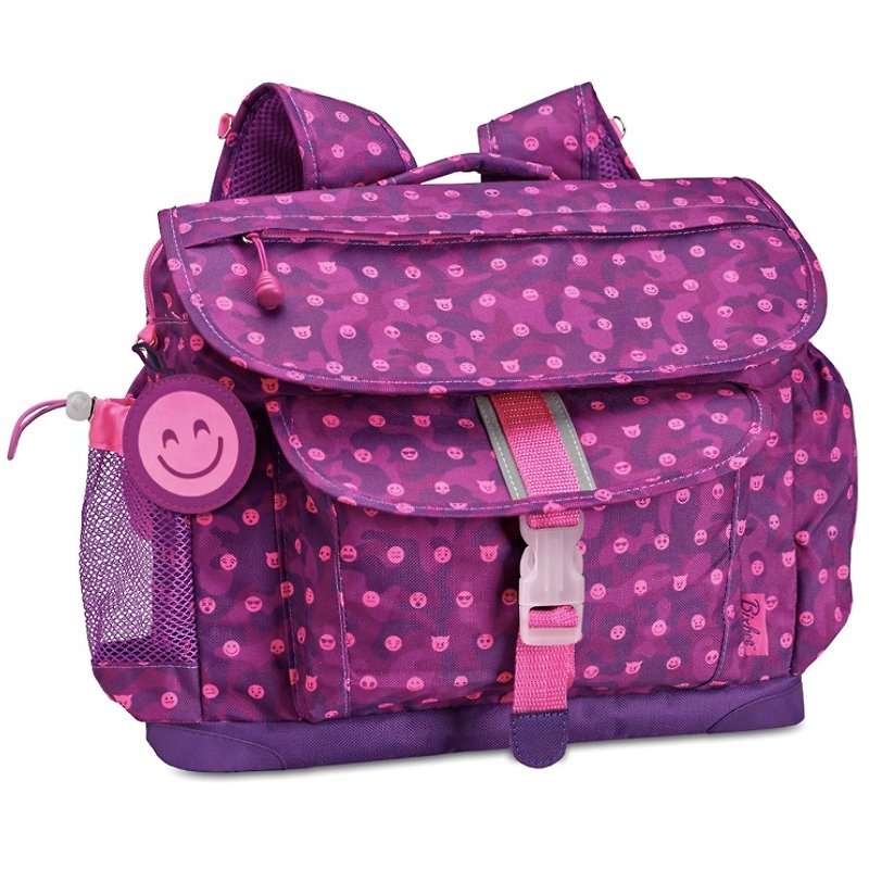 American Bixbee Amazon Limited Edition - Emoji Colorful Purple Children's Lightweight Back Pressure / Schoolbag - อื่นๆ - เส้นใยสังเคราะห์ สีม่วง