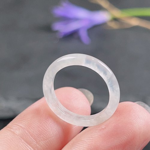 瓔珞珠寶盒 E.L.Jewelry Box 冰種翡翠戒指戒圈 | 國際10圍 | 天然緬甸玉翡翠A貨 | 送禮
