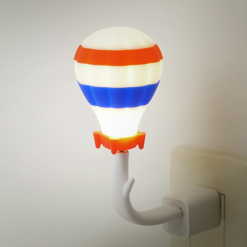 Vacii DeLight熱氣球USB情境燈/夜燈/床頭燈-自由 - 燈具/燈飾 - 矽膠 白色
