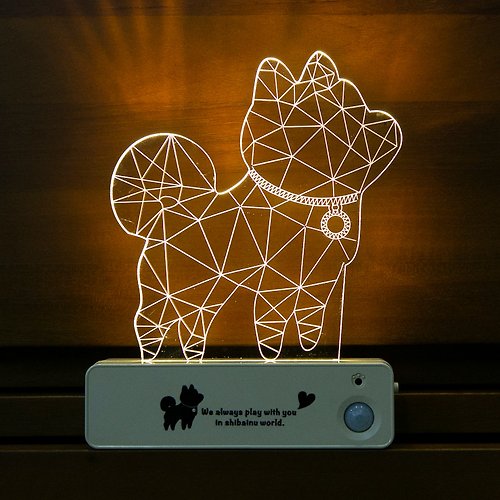 柴犬大學 SHIBA UNIVERSITY 柴犬大學 叮噹柴自動感應壁燈 USB充電 感應燈 小夜燈 聖誕 禮物