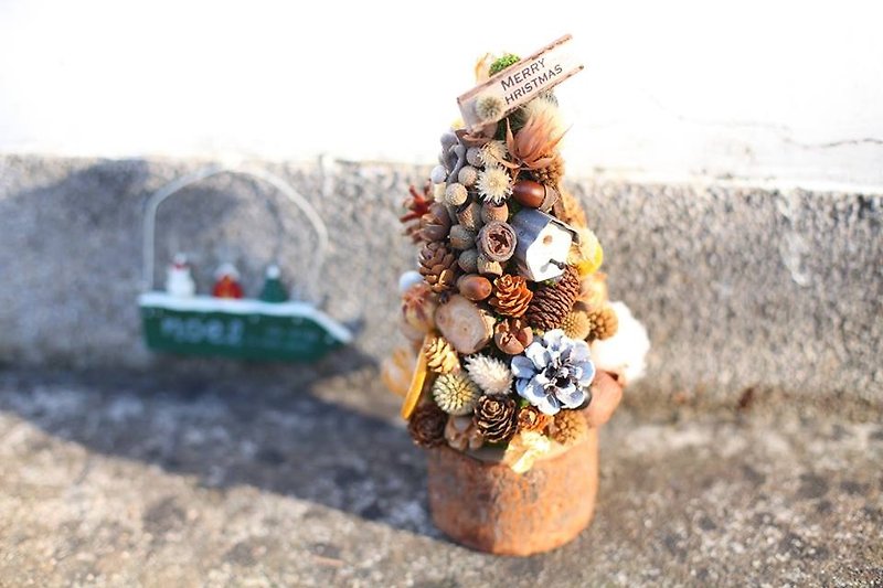 [Good] Xmas day hand-made Christmas trees and flowers (material package) - Plants & Floral Arrangement - Plants & Flowers 