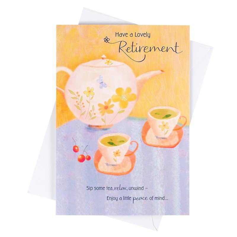 Enjoy a leisurely retirement time (Hallmark - Cards retired) - การ์ด/โปสการ์ด - กระดาษ หลากหลายสี
