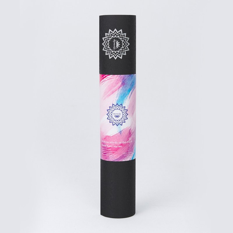 【Miracle】天然橡膠瑜珈墊4mm│智者的低喃 - 瑜珈墊 - 橡膠 