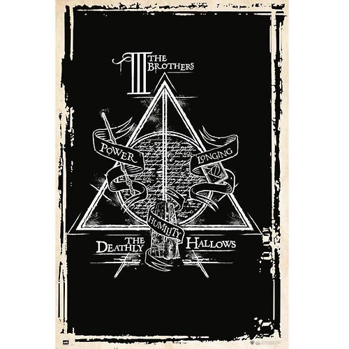 Dope 私貨 【哈利波特】死神的聖物 進口海報 Harry Potter