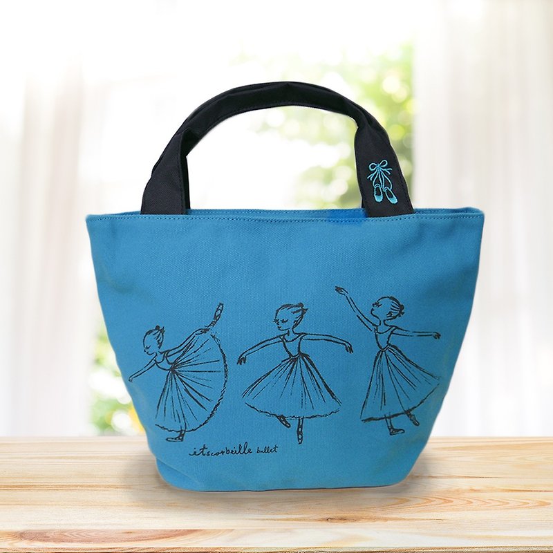 Yizhi Ballet | Ji Saier Tote Bag - Handbags & Totes - Cotton & Hemp Blue