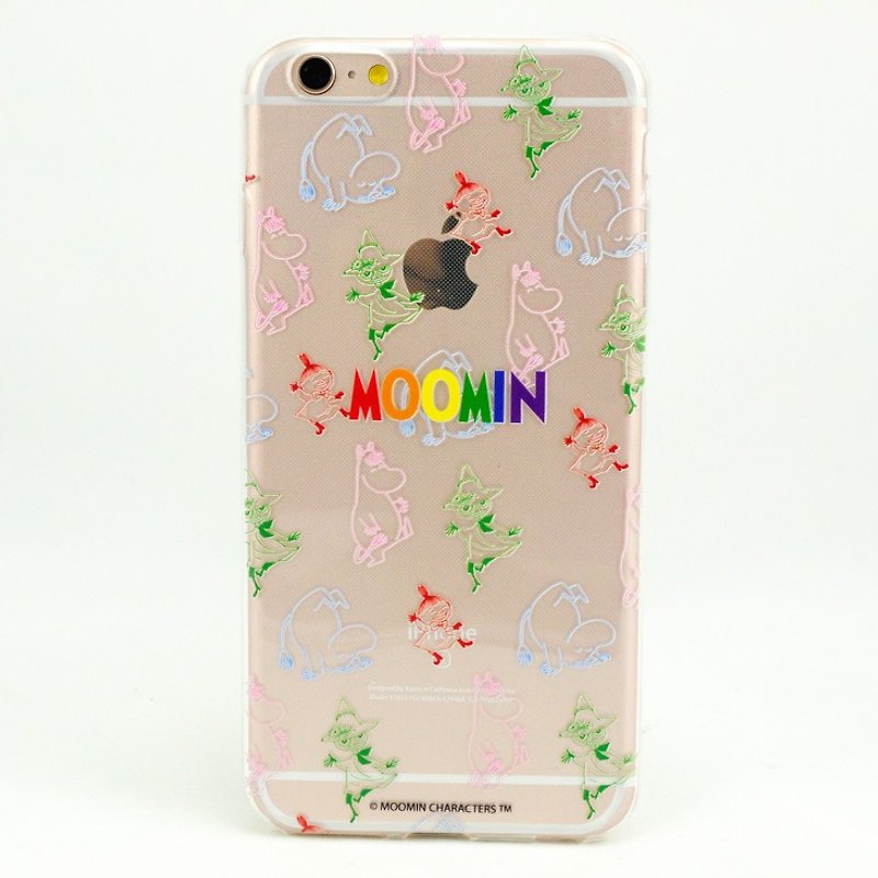 Moomin 噜噜 米 Genuine Authorization-TPU Phone Case [Dancing] - Phone Cases - Silicone Multicolor