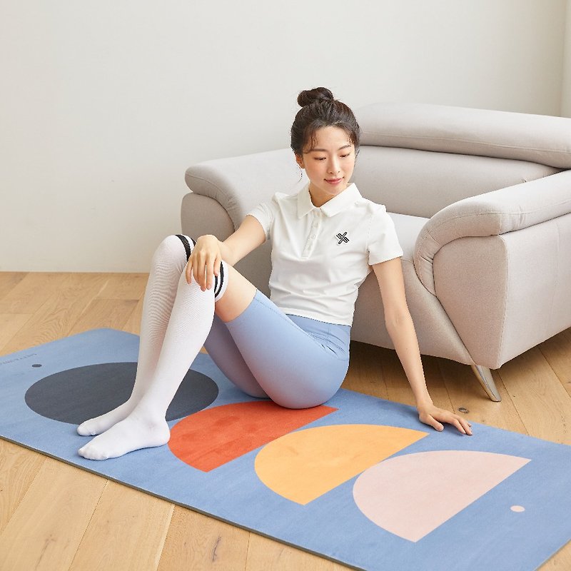 Other Materials Yoga Mats Blue - 【SALTY&SWEATY Yoga Rug】Korean drama with the same texture as a home item-Eclipse