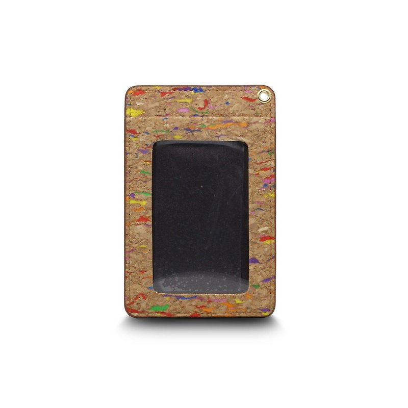 CORCO Straight Cork ID Holder - Colorful (with Lanyard) - ที่ใส่บัตรคล้องคอ - วัสดุกันนำ้ 