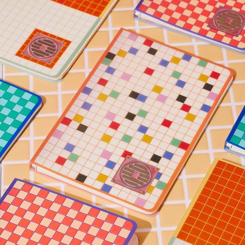 川水木日一 Tiles 活頁筆記本 - 筆記本/手帳 - 其他材質 多色