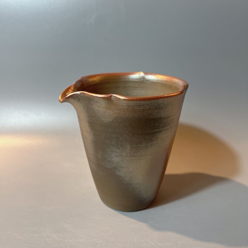 柴燒花系列茶海 / 公道杯 / 小平凡手作 - 茶壺/茶杯/茶具 - 陶 