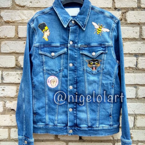 Selena Hand-painted Denim Jacket 