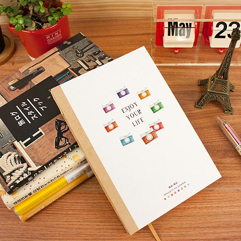 Chuyu B6/32K self-filling weekly journal/weekly plan+notes/handbook/handbook (for fountain pen) - สมุดบันทึก/สมุดปฏิทิน - กระดาษ 